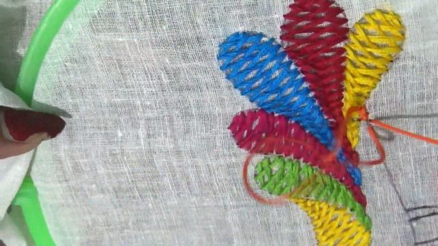 Simple Bird Stitch design With Border by Back Stitch смотреть онлайн