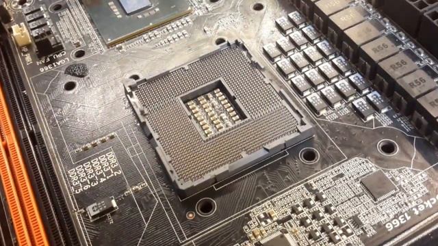 Замена сокета 1366. Практическое видео.