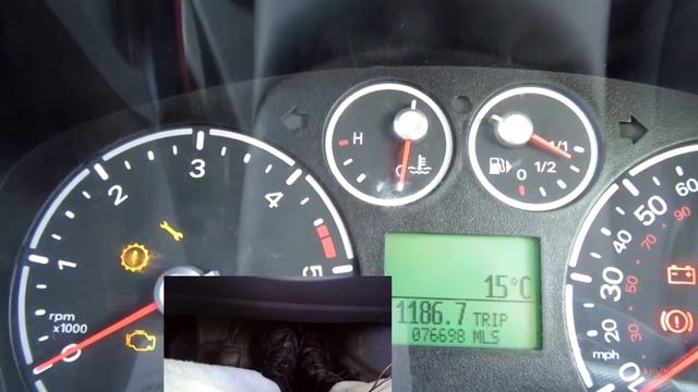 How to Turn off the service light on a Mk7 Ford Transit connect смотреть онлайн