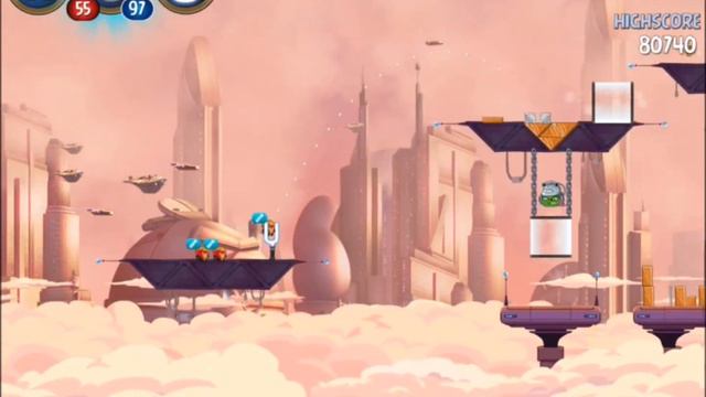 Angry Birds Star Wars 2 Level B4-16 Rise of the Clones 3 Star смотреть онлайн