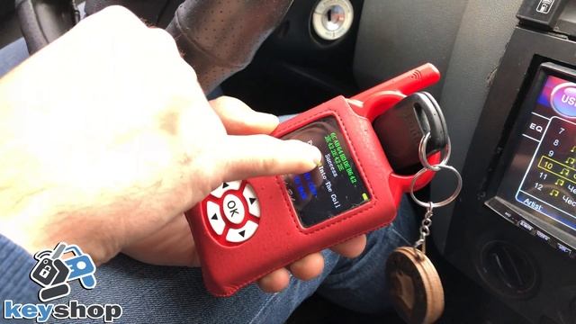 Копирование ключа Шкода чип ID 48 Программатором авто ключей JMD Handy Baby Key Copy Machine