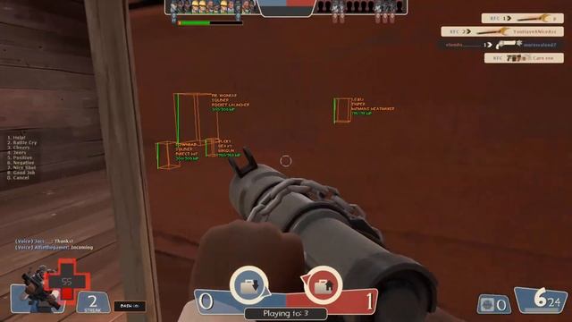 TF2 Lmaobox Crithacking As Demoman.