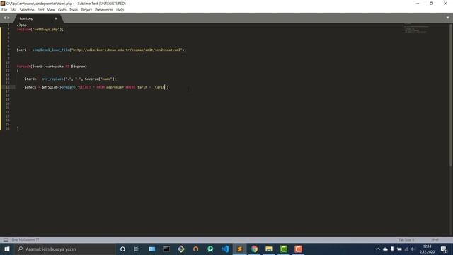 PHP İle XML Okuma (Son 24 Saatteki Depremler Örnek Uygulama) смотреть онлайн