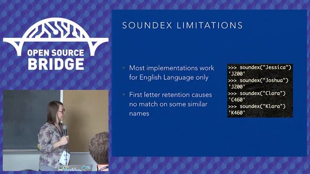 OSB 2015 - What's in a name? Phonetic Algorithms for Search and Similarity смотреть онлайн