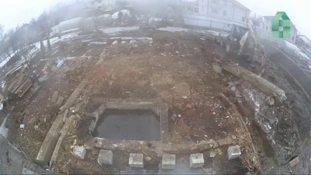 Демонтаж ленточного фундамента за 2 мин (таймлапс) смотреть онлайн