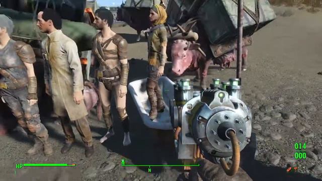 Fallout 4 3 Trade Caravan Post Gitch смотреть онлайн