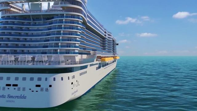 Présentation du Costa Smeralda (Costa Croisières) смотреть онлайн