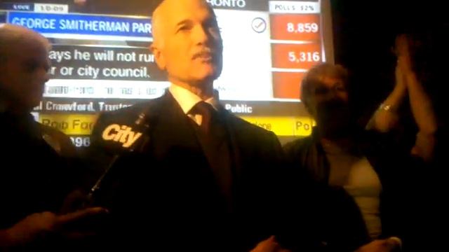 Jack Layton Speech at NDP election 2010 celebration смотреть онлайн
