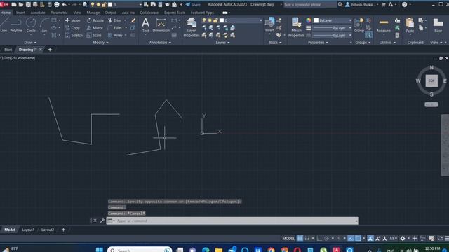 AutoCAD 2D/Part-2/ Definition of line, polyline, Explode, Orthomode, join, Selection Windows, Erase смотреть онлайн