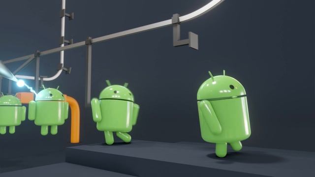 Android Logo Factory Animation - Assembly Line смотреть онлайн