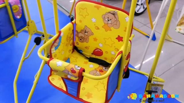 Качели напольные "ЕГОРКА" в БананаБэби смотреть онлайн