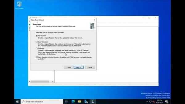 Windows Server 2022 Setting Up DNS