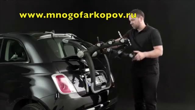 Велобагажник на заднюю дверь Thule RaceWay 991, 992 (обзор, установка) смотреть онлайн