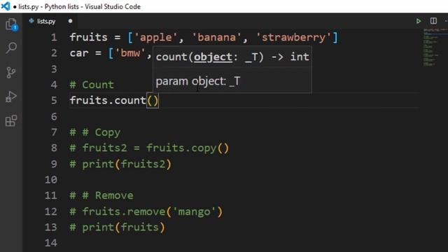 Python Lists Tutorial | List Methods in python (2020) смотреть онлайн