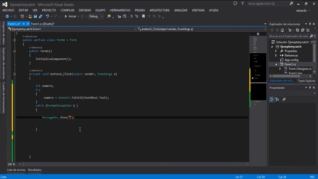 Cómo CONTROLAR ERRORES con el TRY CATCH | Curso de C# - 10 смотреть онлайн