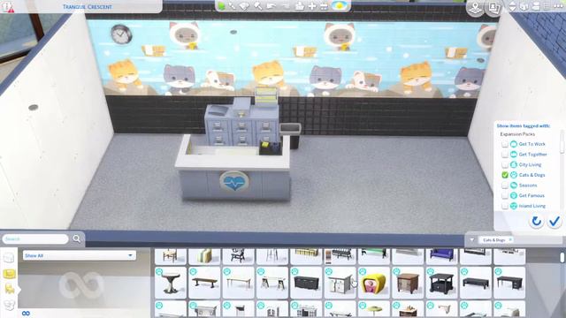 Modern Vet Clinic // Sims 4: Speed Build смотреть онлайн