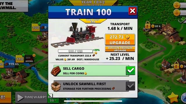 Idle Train Empire (by Trollgames GmbH) IOS Gameplay Video (HD) смотреть онлайн