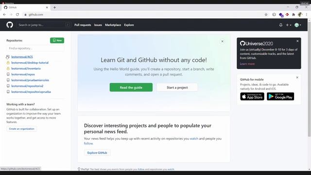 Git y GitHub смотреть онлайн