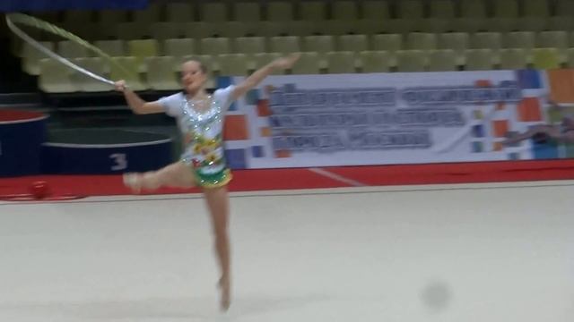 Екатерина Кривова, обруч. Чемпионат Москвы. Многоборье, 05.03.2016 (Отбор на Россию) смотреть онлайн