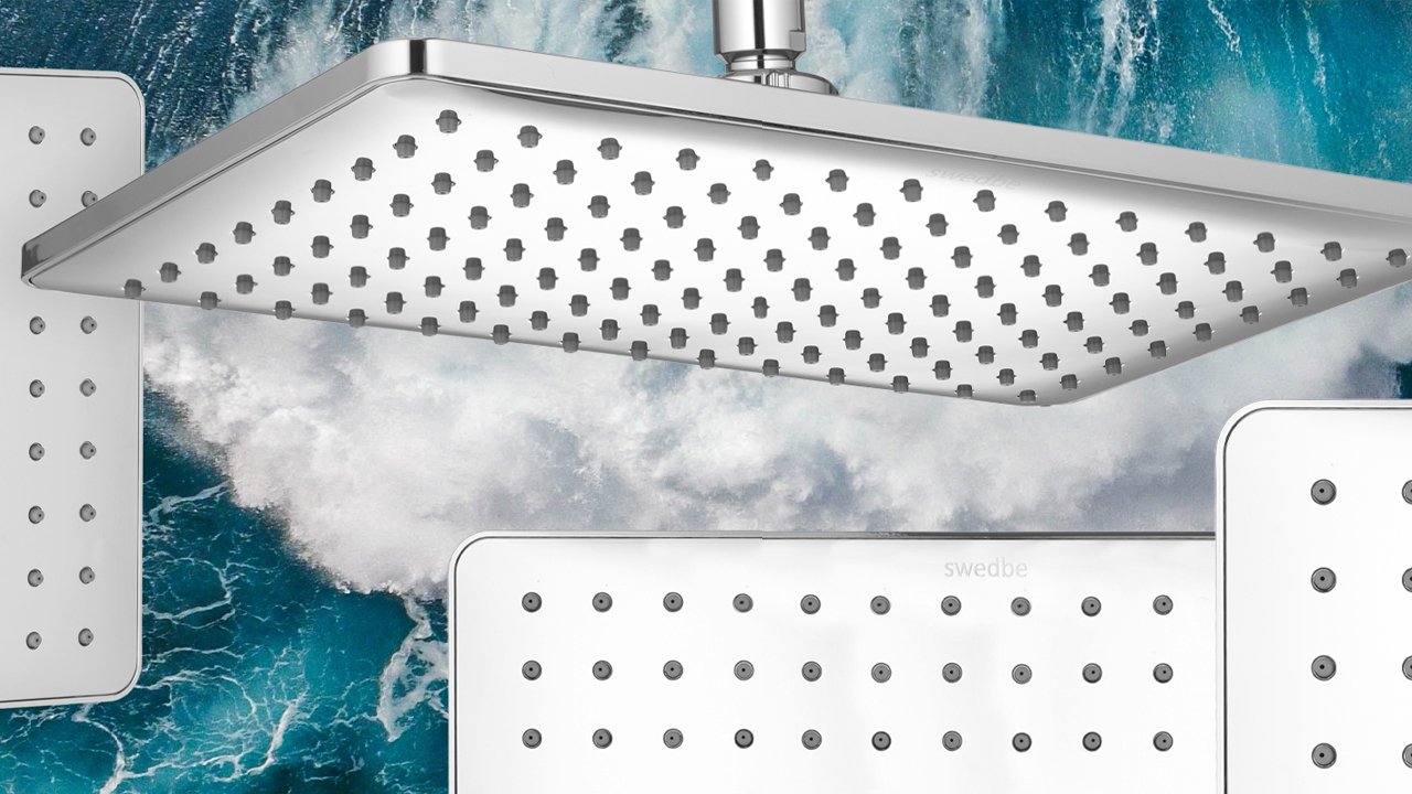 Распаковка верхнего душа Swedbe Calypso 5041 смотреть онлайн
