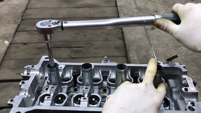 Двигатель 5Е фильм 5. Правильная сборка ГБЦ. Engine 5E film 5. Correct assembly of the cylinder head смотреть онлайн