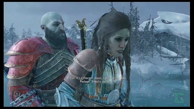 [4k60FPS] God of War Ragnarok: Kratos notice Odins noose and talks about Heimdall смотреть онлайн