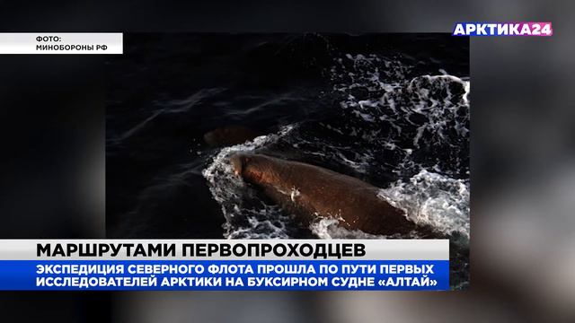 Севфлот повторил маршруты первопроходцев Земли Франца Иосифа смотреть онлайн