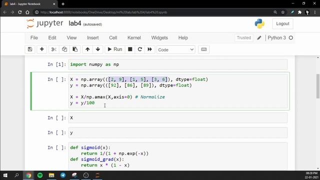 Backpropagation Algorithm | Program 4 | VTU ML Lab | GenXclub | Prajwal Mani смотреть онлайн