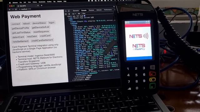 Ingenico NETS payment terminal integration demo смотреть онлайн