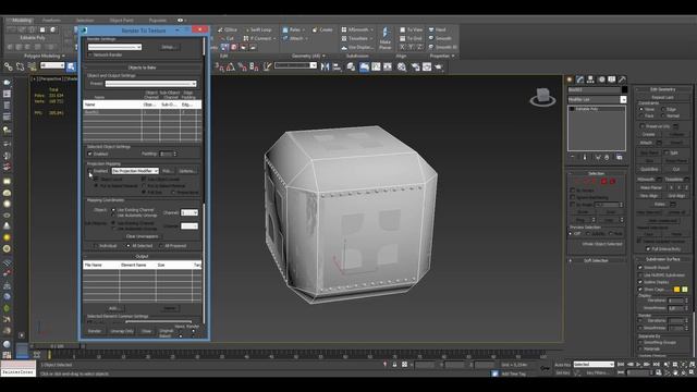 Запекание нормалей (Урок 3d max для начинающих) normal mapping смотреть онлайн