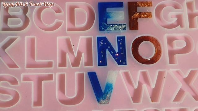 Resin Art Keychain Letters | Small Business | Client Order | Part 1 #craft #resin #diy смотреть онлайн