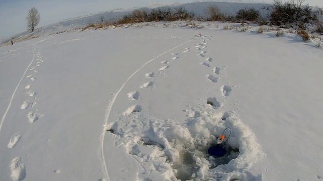 РЫБАЛКА В ЗКО, ТАКОЙ РЫБАЛКИ ЕЩЕ НЕ БЫЛО, ГЛУХОЗИМЬЕ РЫБА СТОИТ... смотреть онлайн