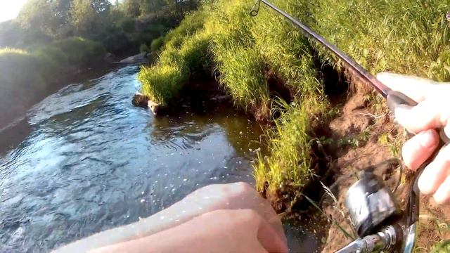 Ловля щуки на воблера,ловля по малым рекам смотреть онлайн