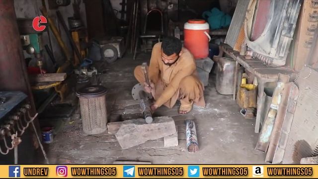 Изготовление полезного глушителя для грузовиков из листового металлолома