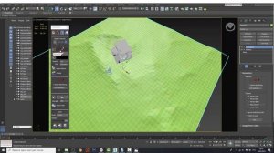 Озеленение сцены с помощью CORONA SCATTER в 3ds Max урок. Трава. Деревья