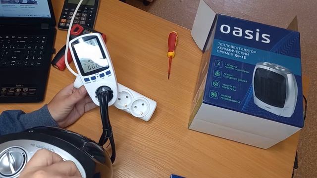 Честный обзор керамического обогревателя-тепловентилятора Oasis KS-15 Замер мощности и температуры. смотреть онлайн