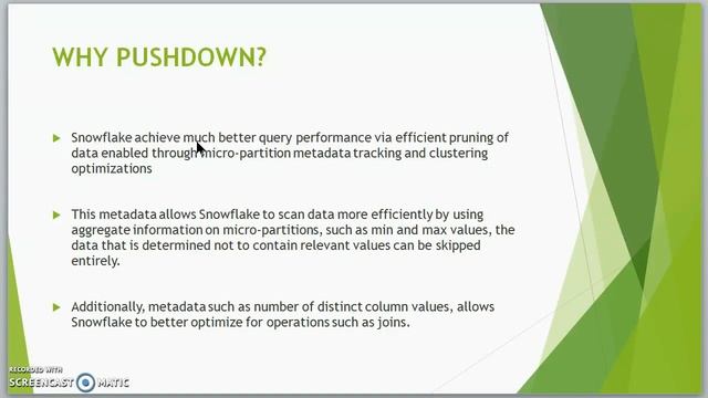 Pushing Spark query processing to Snowflake using Spark-Snowflake connector смотреть онлайн