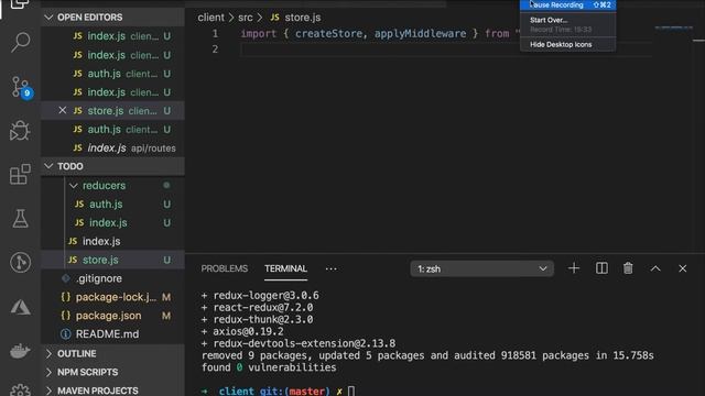 How setup React with Redux, Redux-thunk and axios. Best To Do List App #10. смотреть онлайн