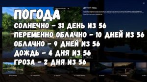 ВЛИЯНИЕ ПОГОДЫ В РУССКОЙ РЫБАЛКЕ 4 • ЧАСТЬ 1 • ДАЧНЫЙ ПРУД • РР4