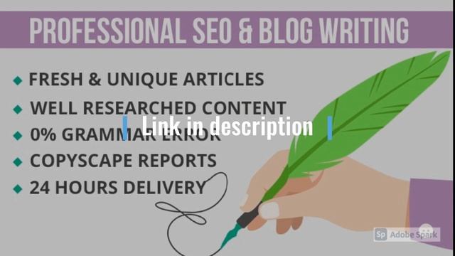 I will do SEO article writing in 24 hours смотреть онлайн