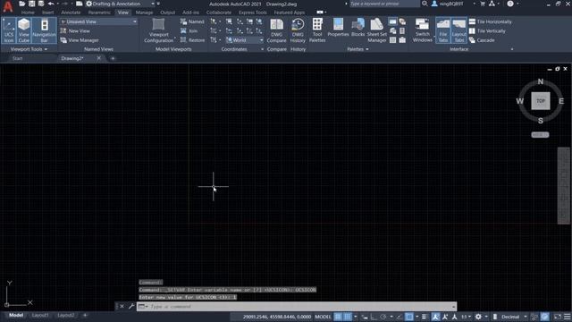 AutoCAD 2021 Tutorial: World coordinate system and User coordinate system смотреть онлайн