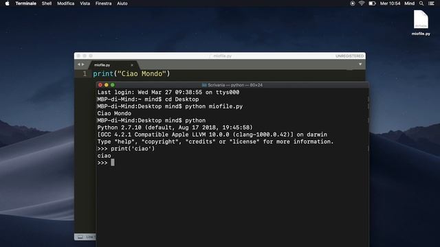 Python 3.7 - Esegui il codice смотреть онлайн