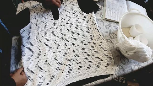 Вяжем для мужчин. 05.07.21. Часть 1. Мужская футболка. смотреть онлайн