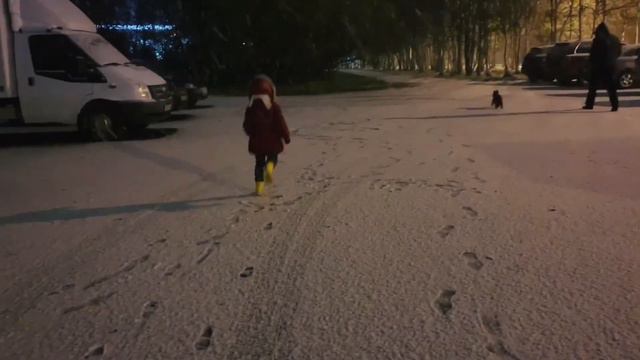 Первый снег. First snow, Murmansk. смотреть онлайн