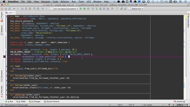 Justin's Favorite RubyMine Tips for RailsTutorial.org смотреть онлайн
