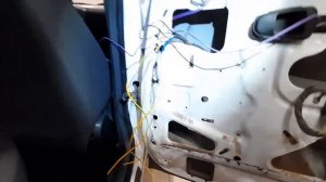 Daewoo Nexia n150   Восстановление проводки в жгуте задней правой двери.