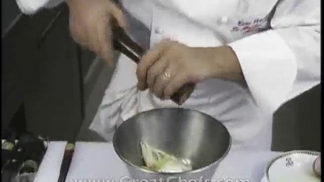 Potato Waffle With Salmon From Chef Eric Frechon