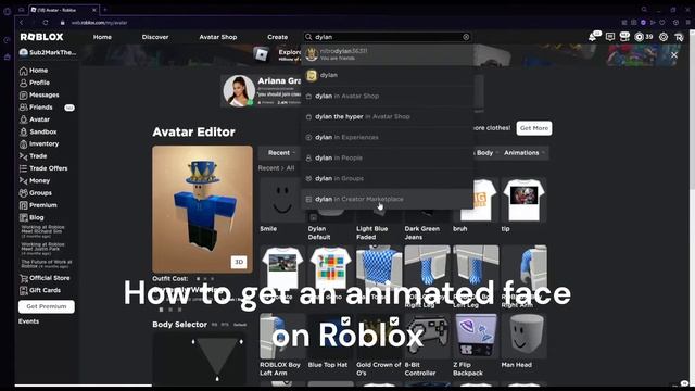 How to get an animated face | Roblox смотреть онлайн