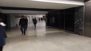 Станция метро "Хорошевская" переход на станцию "Полежаевская".