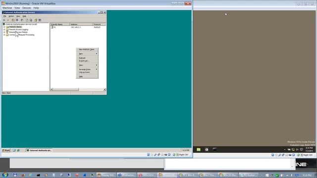 GNS3 v1.3.x VirtualBox PC and Windows Server 2003 with AD, RADIUS, DHCP and DNS Configuration смотреть онлайн